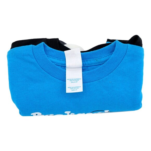 Little Teez Set - Blue with Print "Backseat Driver" and Black "Wild Child", Size - Picture 3 of 4